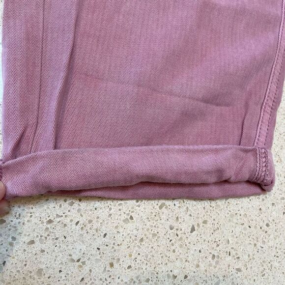 NWT American Eagle Super Hi-Rise Taper Utility Pants Womens Size 16 Pink Belted - Picture 13 of 16